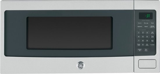 GE - Profile Series PEM31SFSS - 1.1 Cu. Ft. Mid-Size Microwave with Sensor Cooking - Stainless Steel