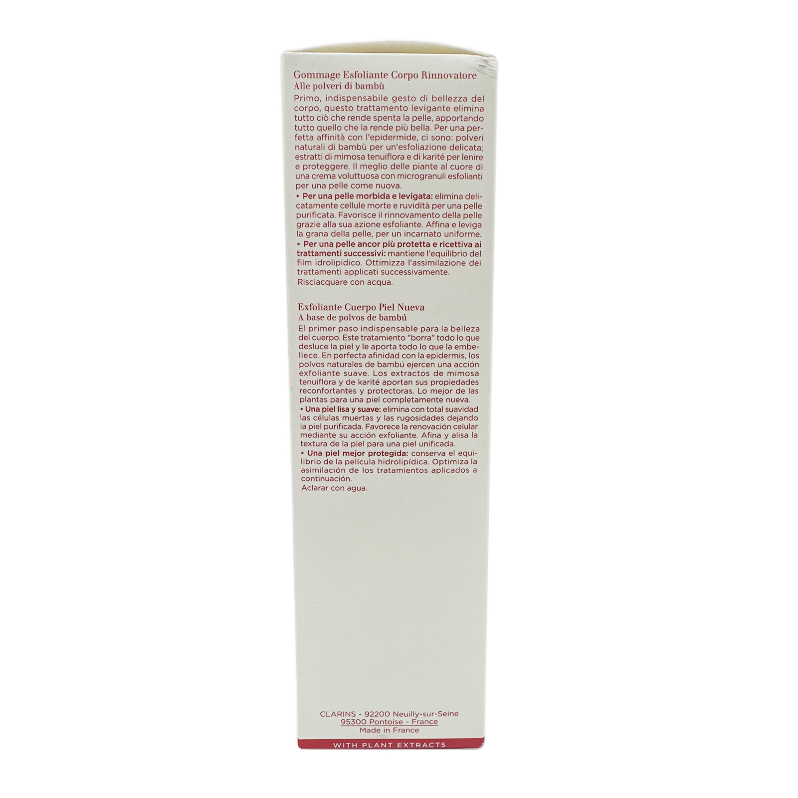 Clarins Exfoliating Body Scrub For Smooth Skin - 6.9 oz