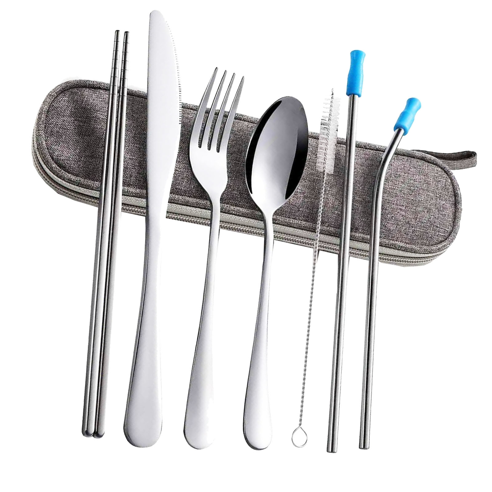 Travel Utensils Stainless Steel with Case