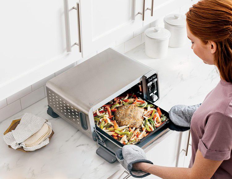 Ninja SP301 Dual Heat Air Fry Countertop 13-in-1 Oven with Extended Height