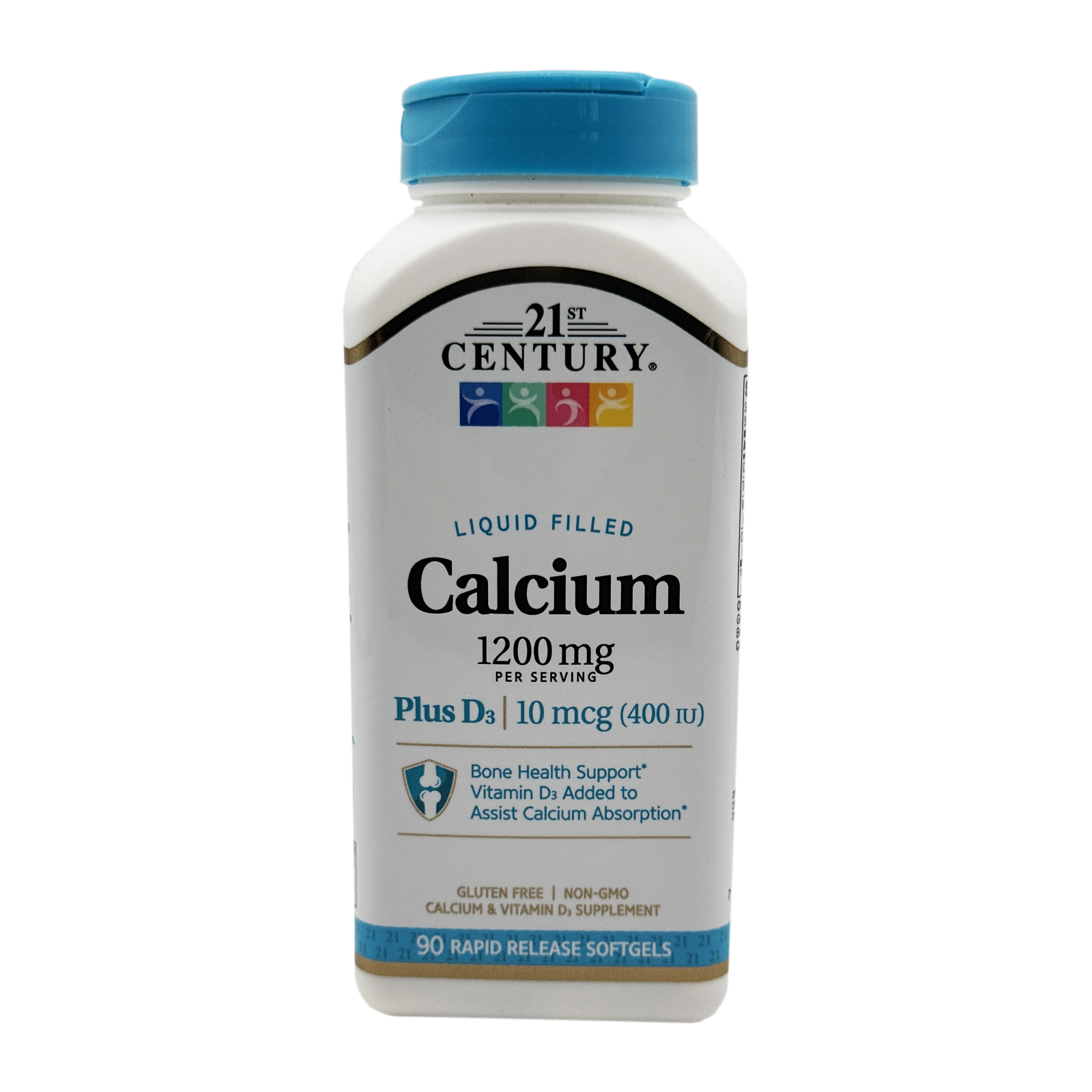 21st Century Liquid Filled Calcium Plus D3 Softgels 1200 mg 