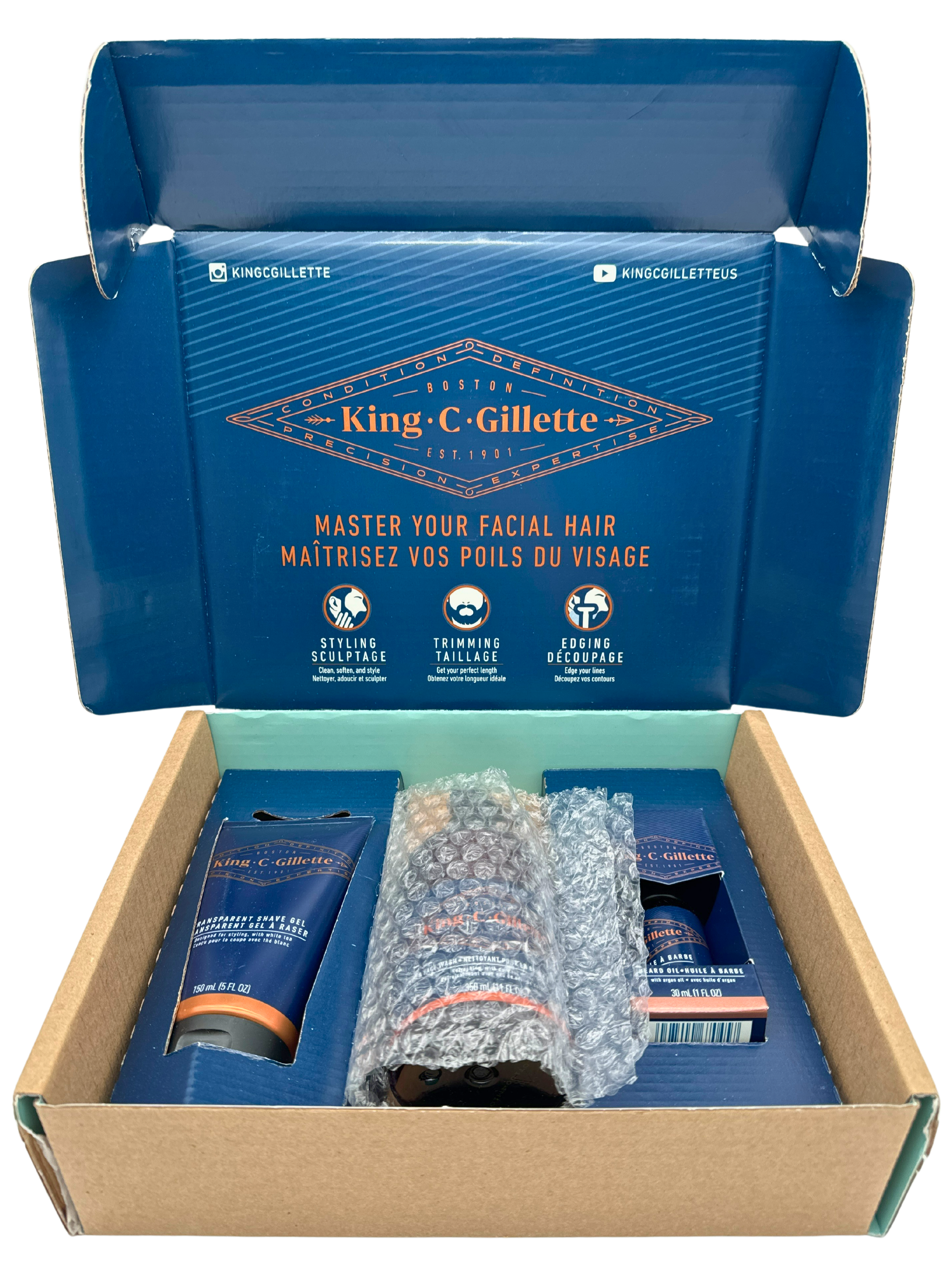 King C. Gillette Men's Beard Care Gift Kit