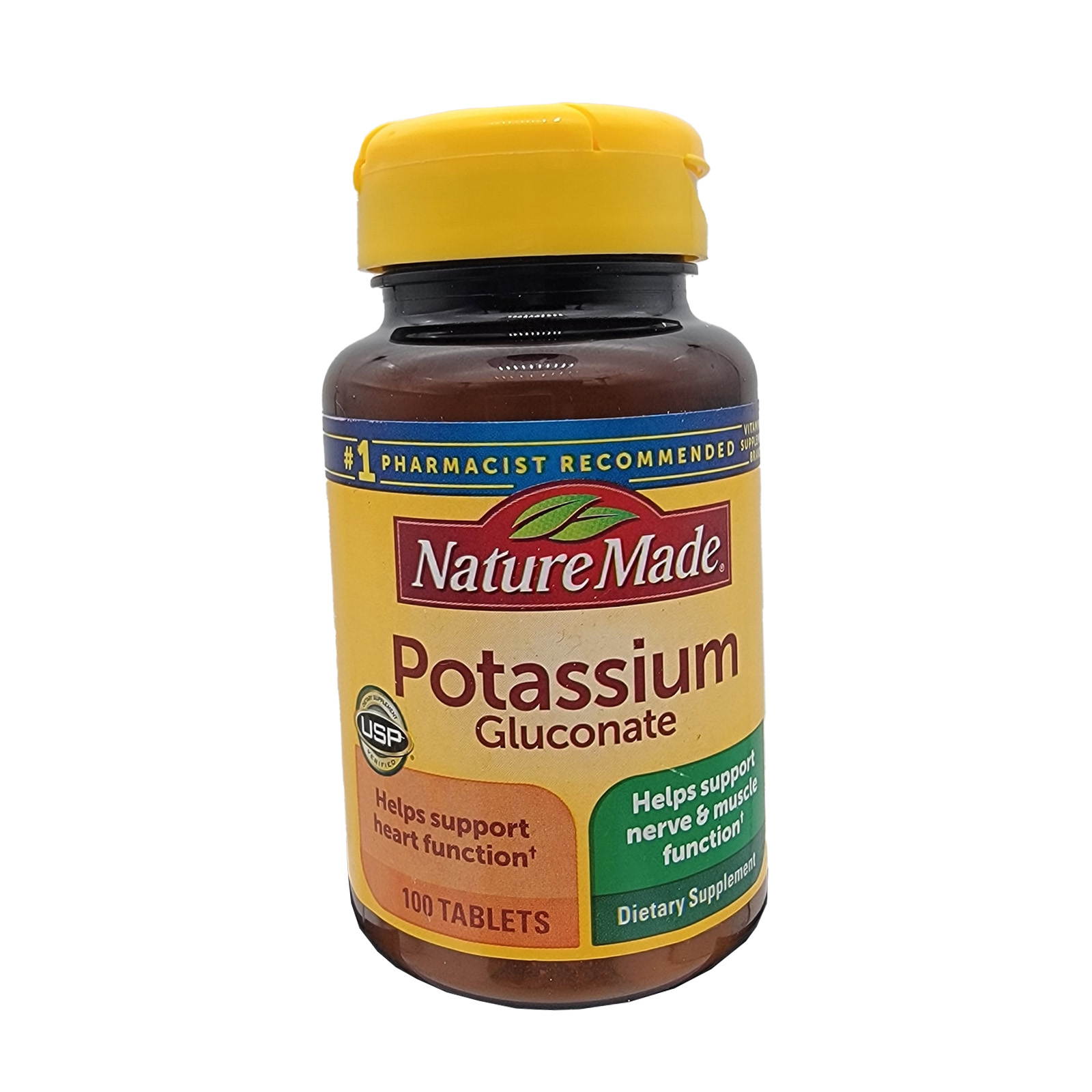 Nature Made Potassium Gluconate 550 mg 100 Tablets