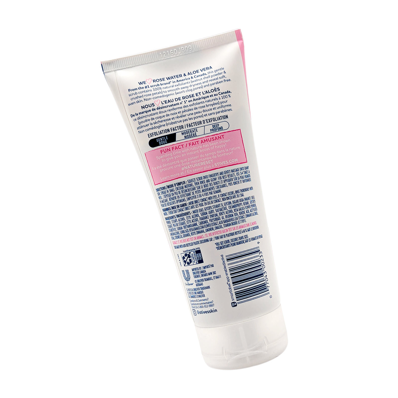 St. Ives Gentle Smoothing Rosewater and Aloe Vera Facial Scrub - 6oz