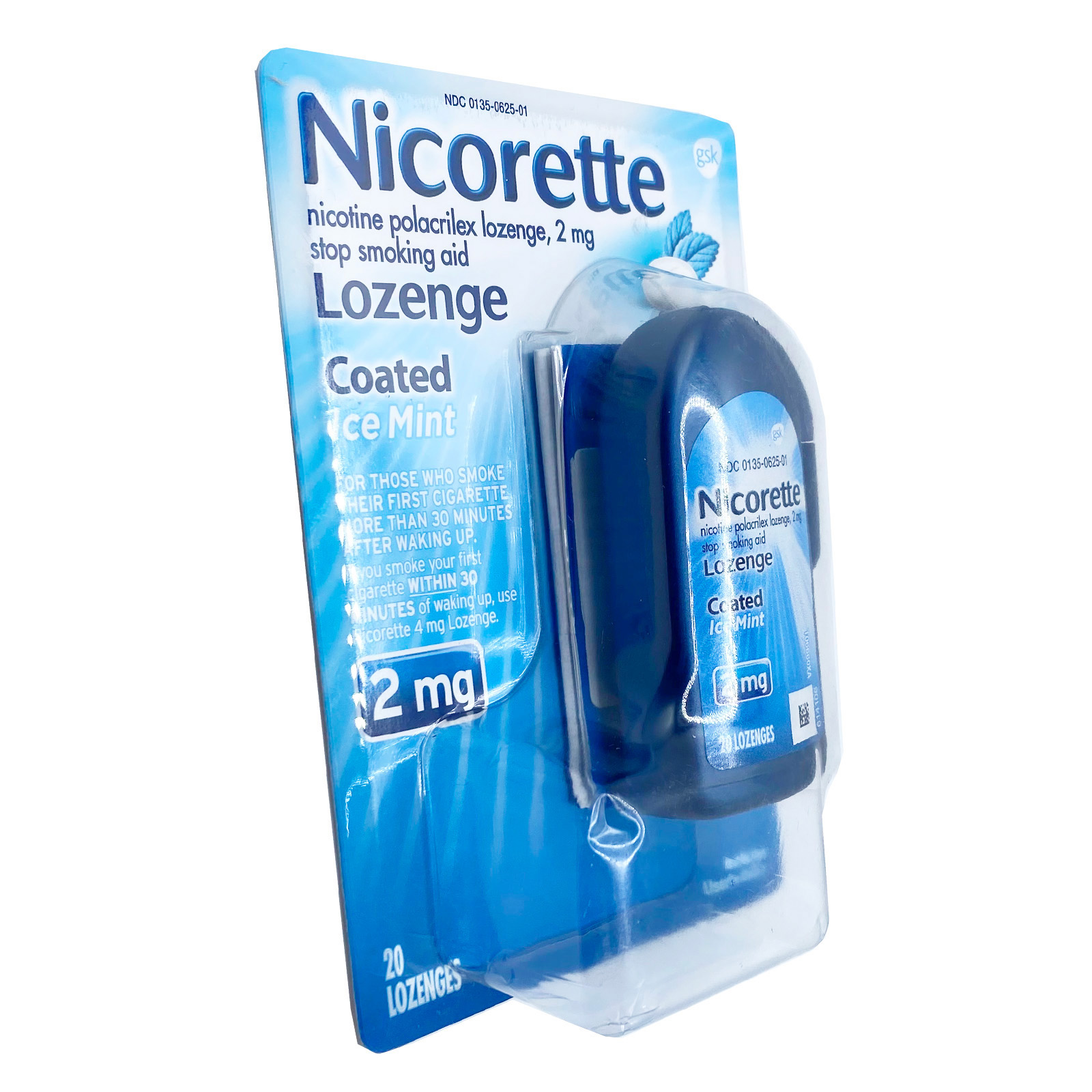 Nicorette’s Lozenge Coated Ice Mint 2 mg