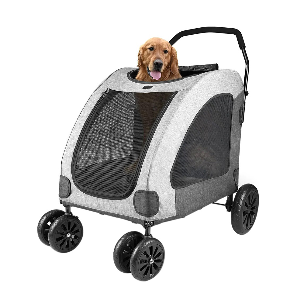 Petbobi Pet Stroller for Large Pets - Grey