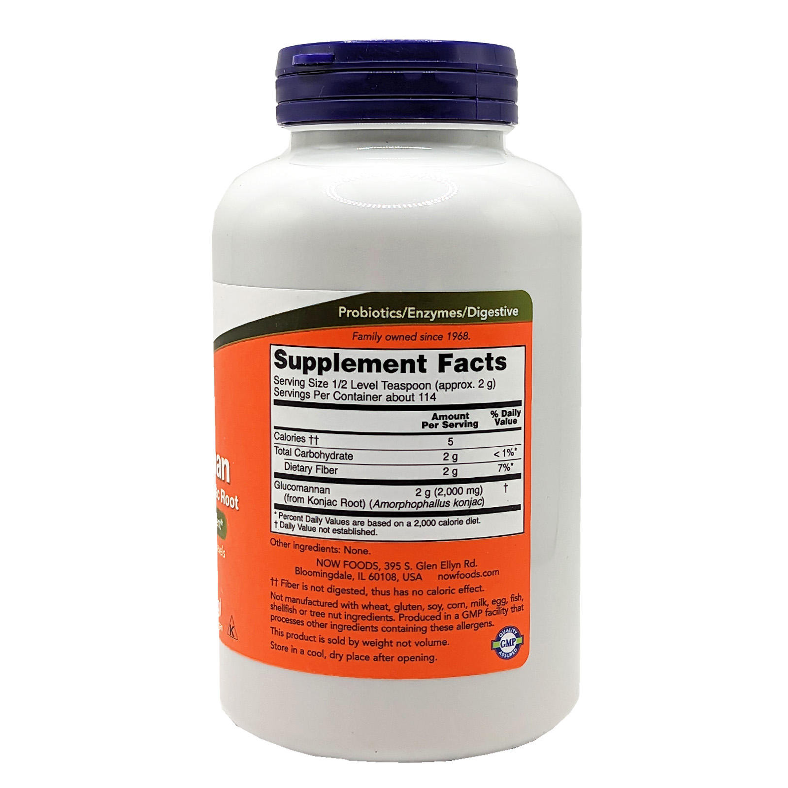 NOW FOODS Glucomannan Pure Powder 8 oz