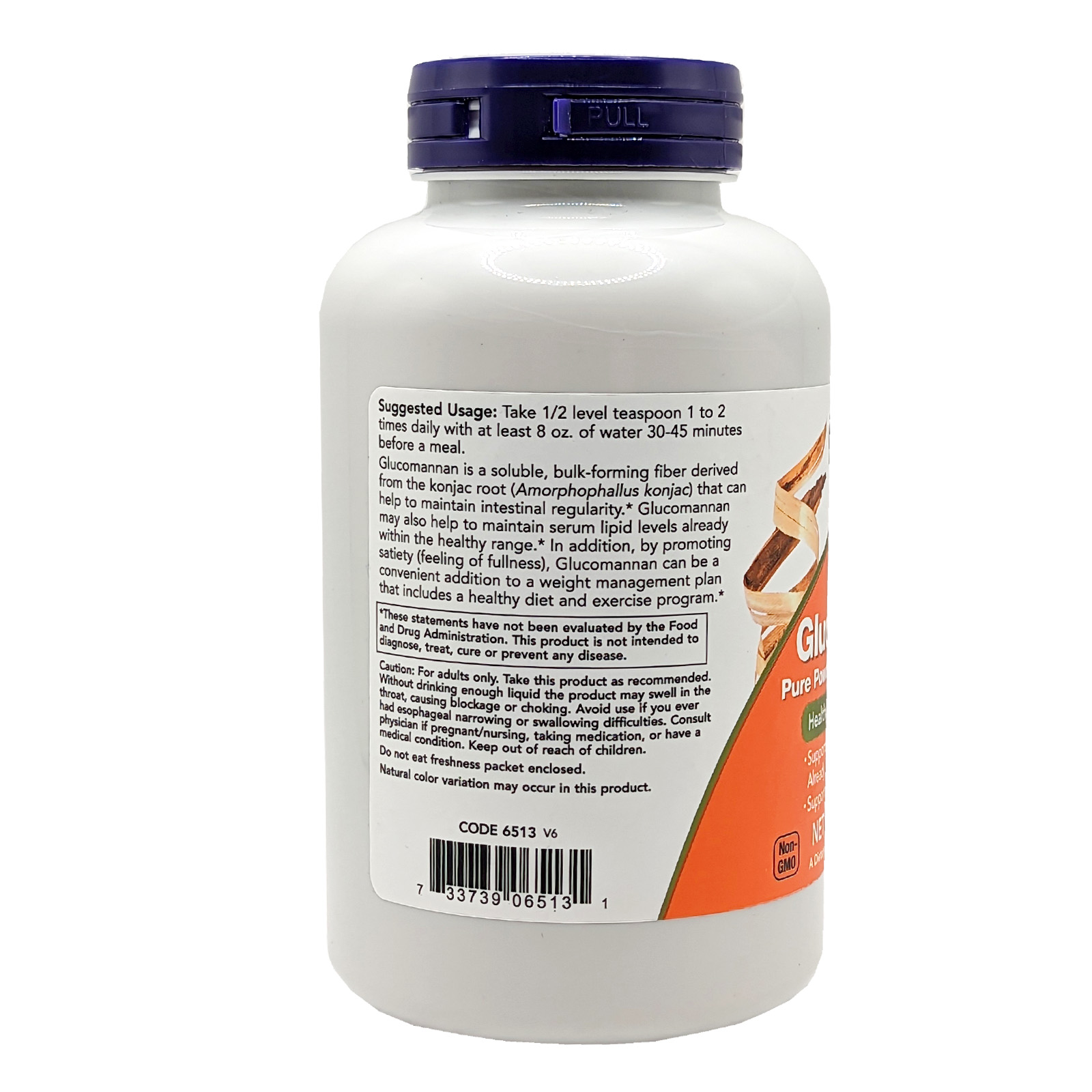 NOW FOODS Glucomannan Pure Powder 8 oz