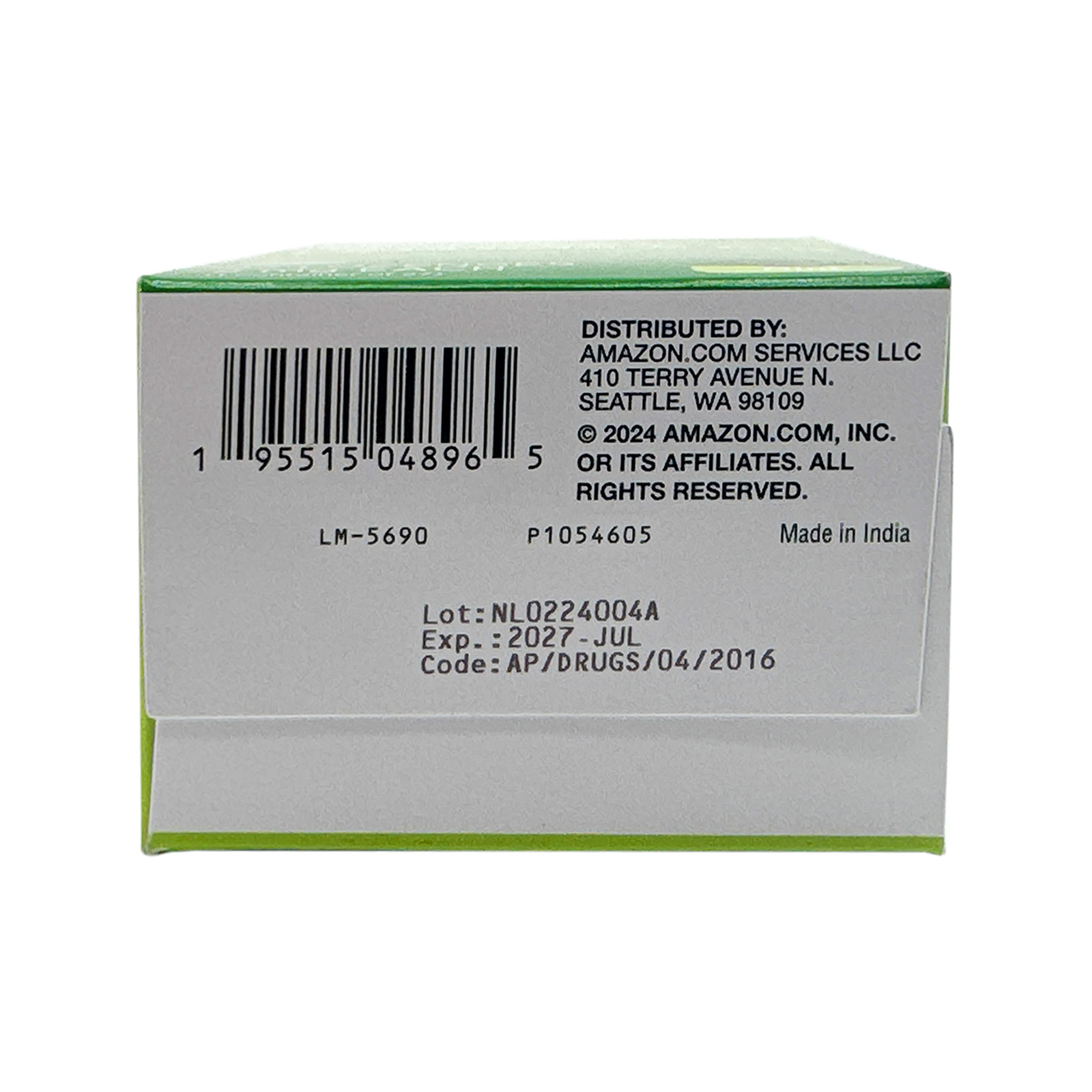 Amazon Basic Care Mini Nicotine Polacrilex Lozenge, 2 Mg (Nicotine), Mint Flavor, 27 Count