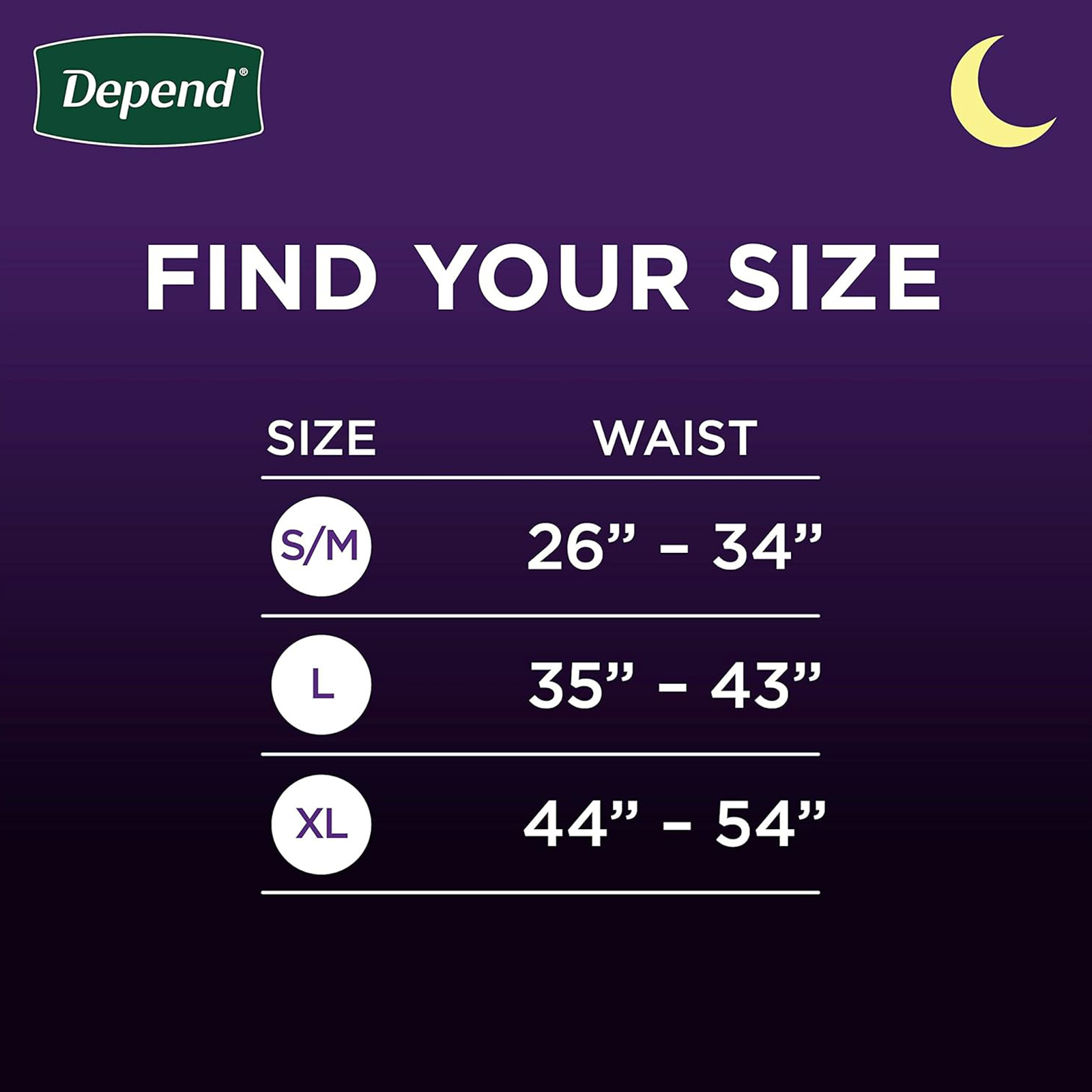 Depend Night Defense Adult Incontinence Underwear for Men, Disposable, Overnight, Large, Grey, 22 Count, Packaging May Vary