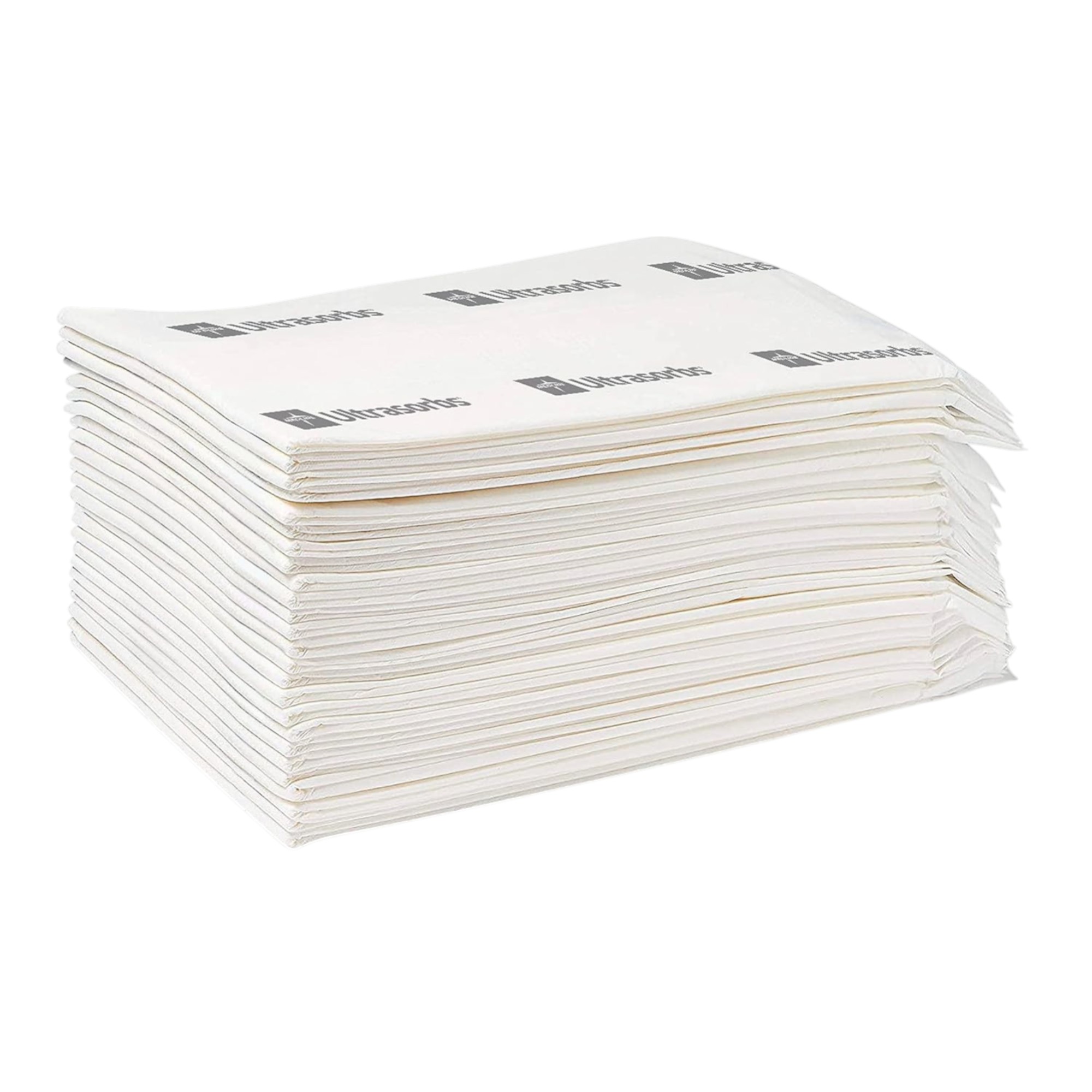 Medline Ultrasorbs Drypads, 30" x 36", 25 Count, Super Absorbent Disposable Bed Pads, Large Incontinence Bed Pads, Chucks Protective Underpads, 10 Times More Absorbent, For Adults, Elderly
