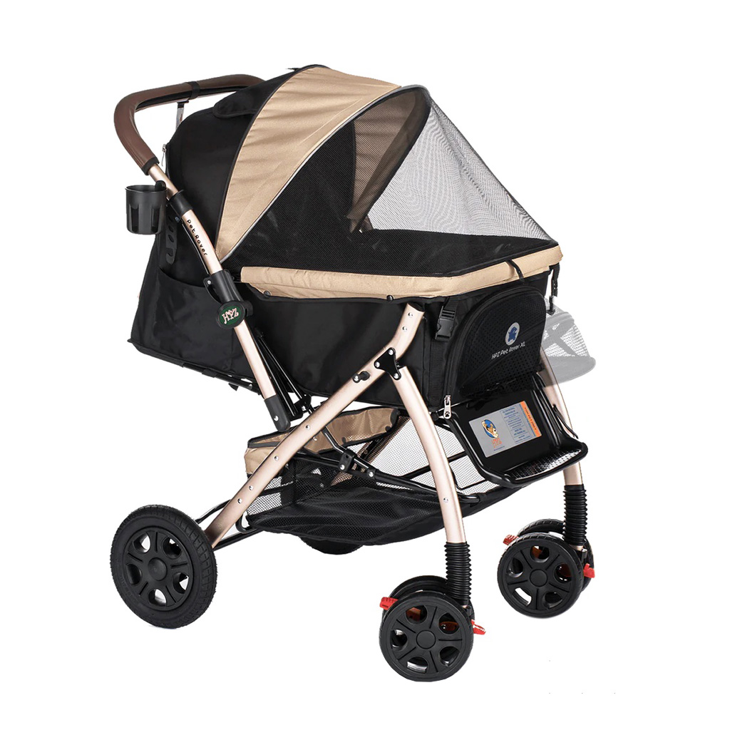 HPZ™ PET ROVER XL Extra-Long Premium Stroller For Small/Medium/Large Dogs, Cats And Pets - 2nd Gen.