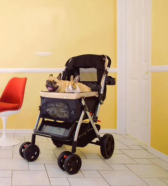 HPZ™ PET ROVER XL Extra-Long Premium Stroller For Small/Medium/Large Dogs, Cats And Pets - 2nd Gen.