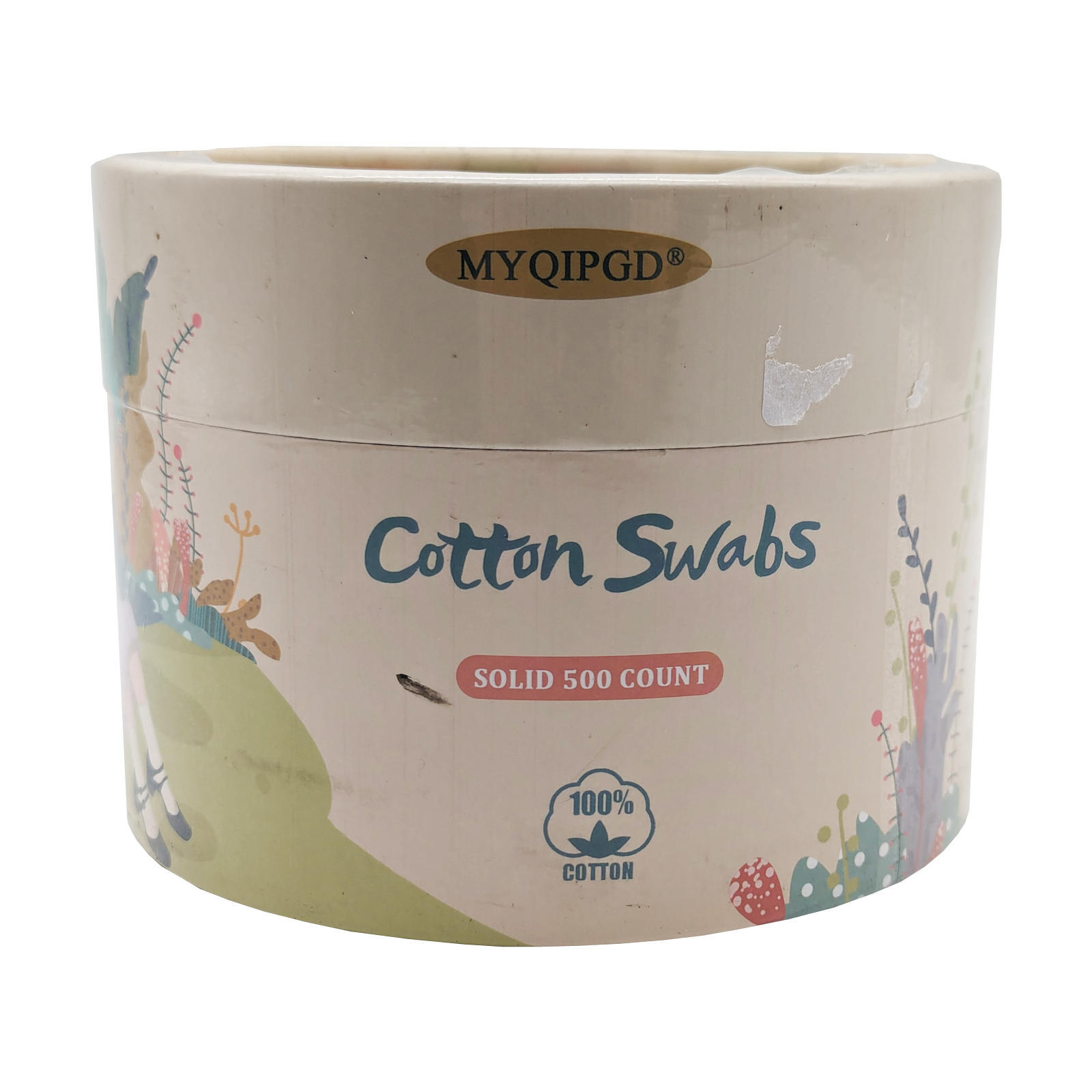 MYQIPGD Cotton Swabs with Decorative Container