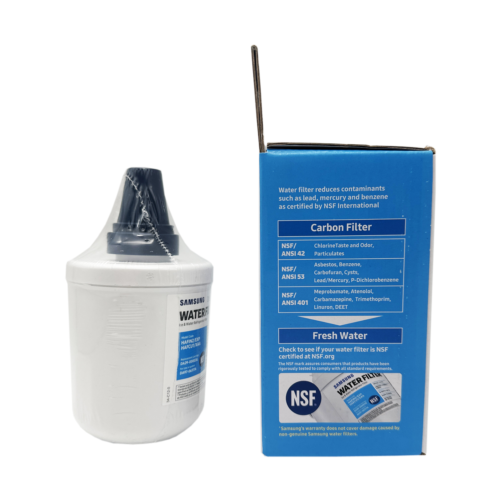 Samsung Refrigerator Water Filter DA29-00003G 