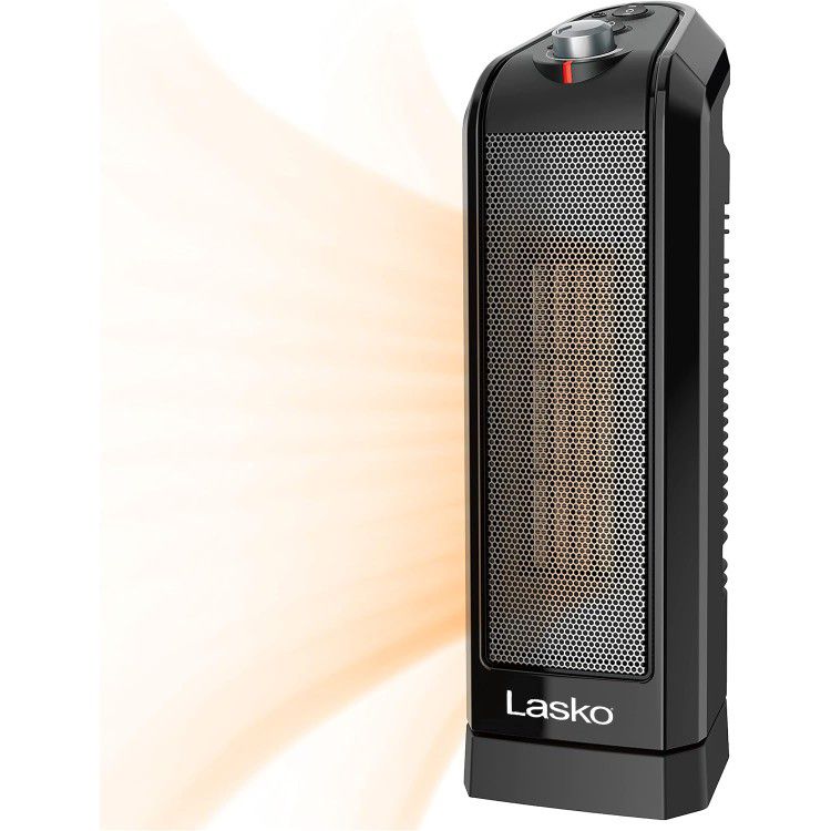 Lasko Oscillating Ceramic Space Heater for Home with Overheat Protection - CT16450