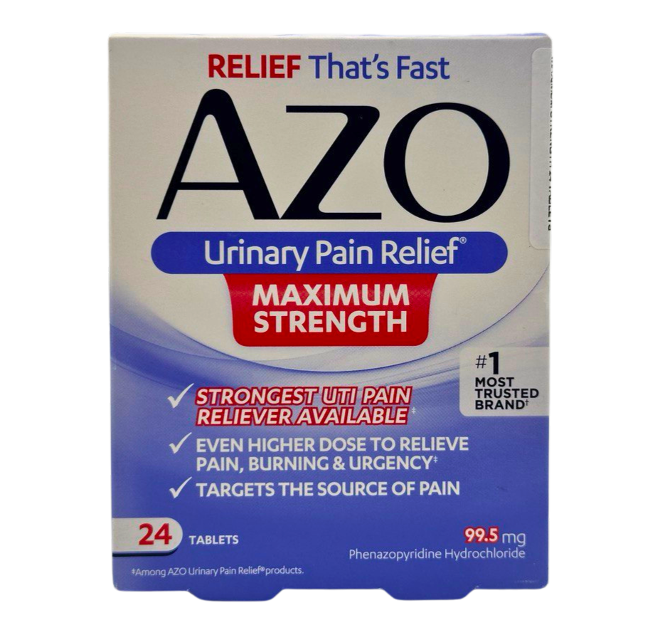 AZO Urinary Pain Relief Maximum Strength 24 Tablets