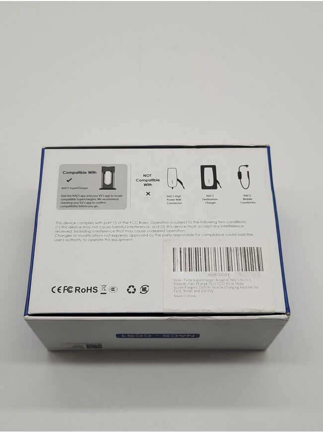 Tesla Supercharger NACS to CCS1 Charger Adapter, Max 500A 1000V Fast Charge All EVs
