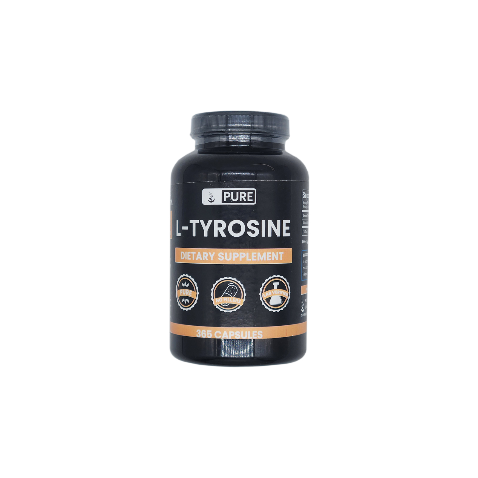 Pure Supplements Company L-Tyrosine 355 capsules 450mg