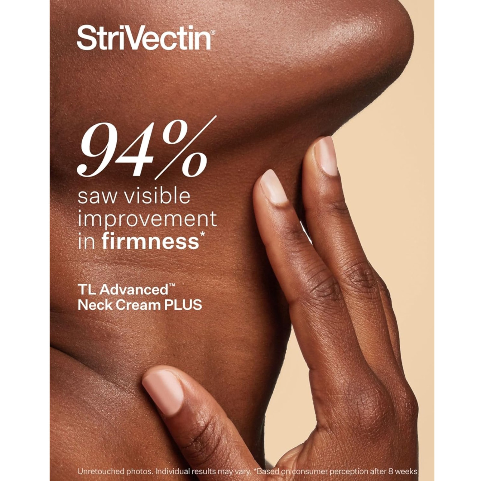 StriVectin TL Advanced Tightening Neck Cream PLUS - 3.4 oz - Tighten and Lift Neck Cream, Visibly Reduces Sagging and Crepey Skin, Improves Décolleté Lines and Wrinkles for Smooth, Youthful Skin