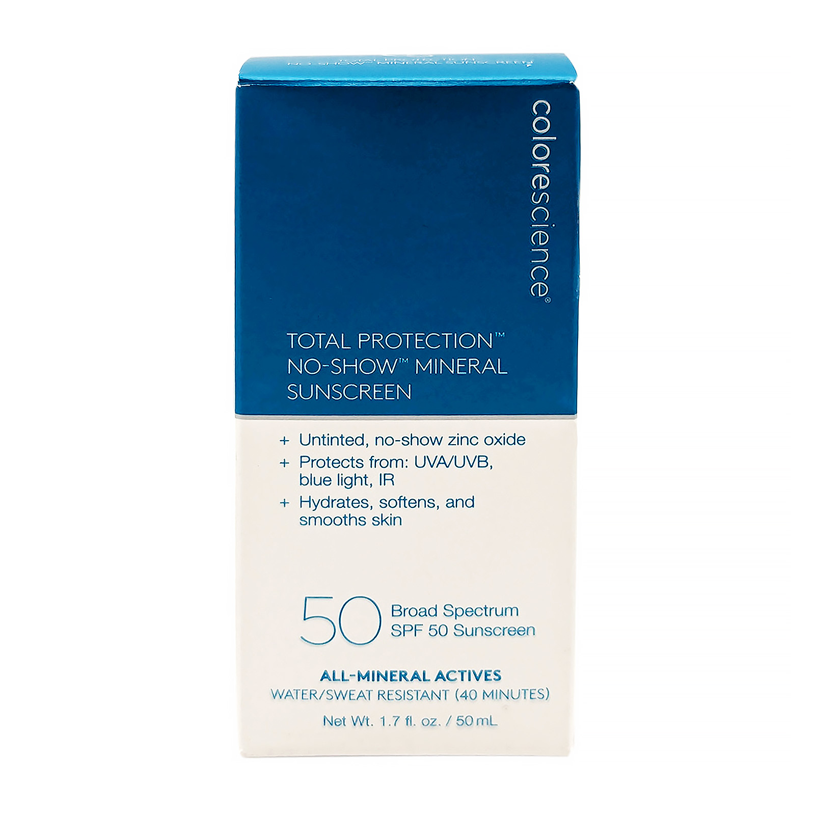 Colorescience Total Protection No Show Mineral Sunscreen SPF 50 1.7oz