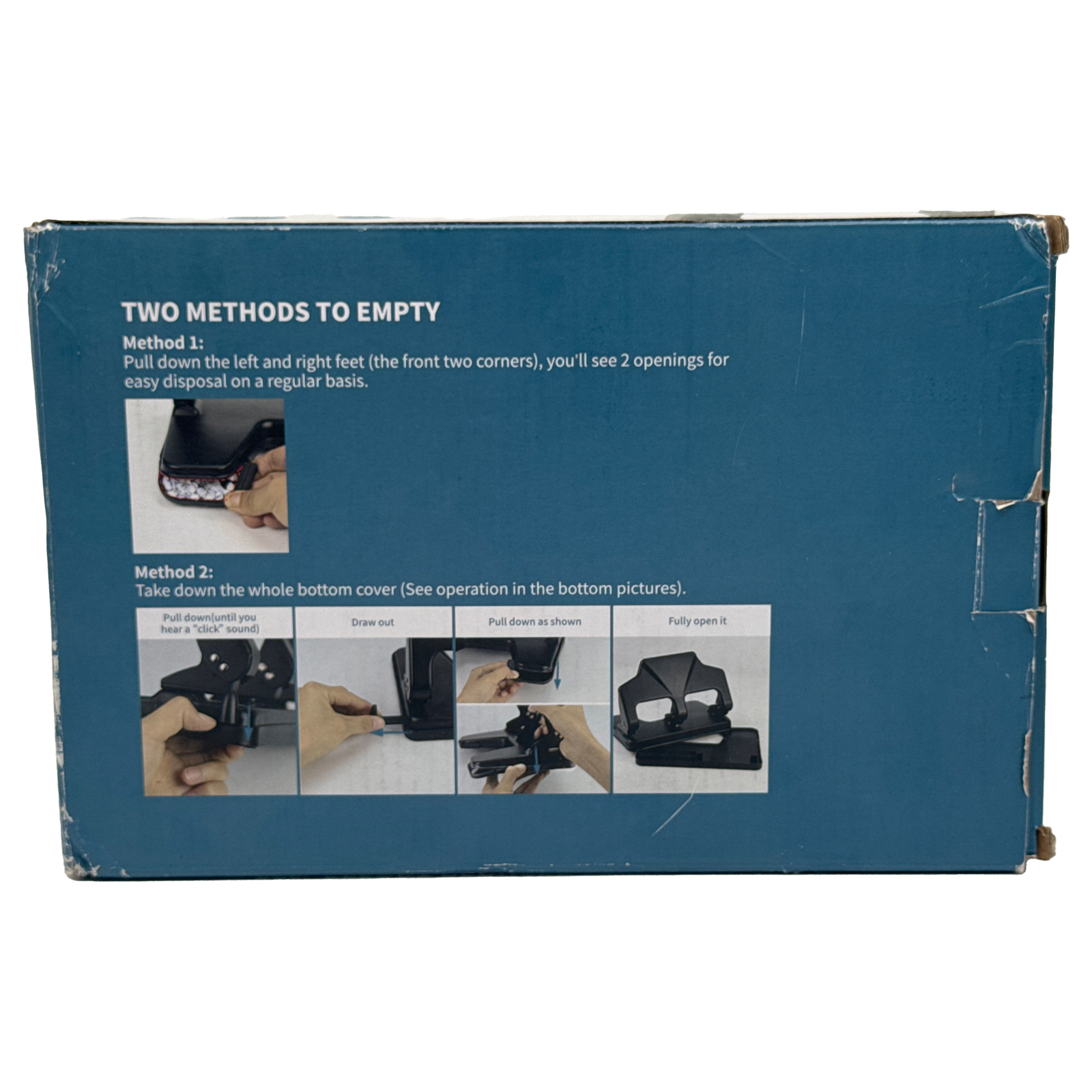 AFMAT 3 Hole Punch Heavy Duty, 40-Sheet Three Hole Punch, 50% Reduced Effort Metal Paper Puncher w/Large Chip Tray