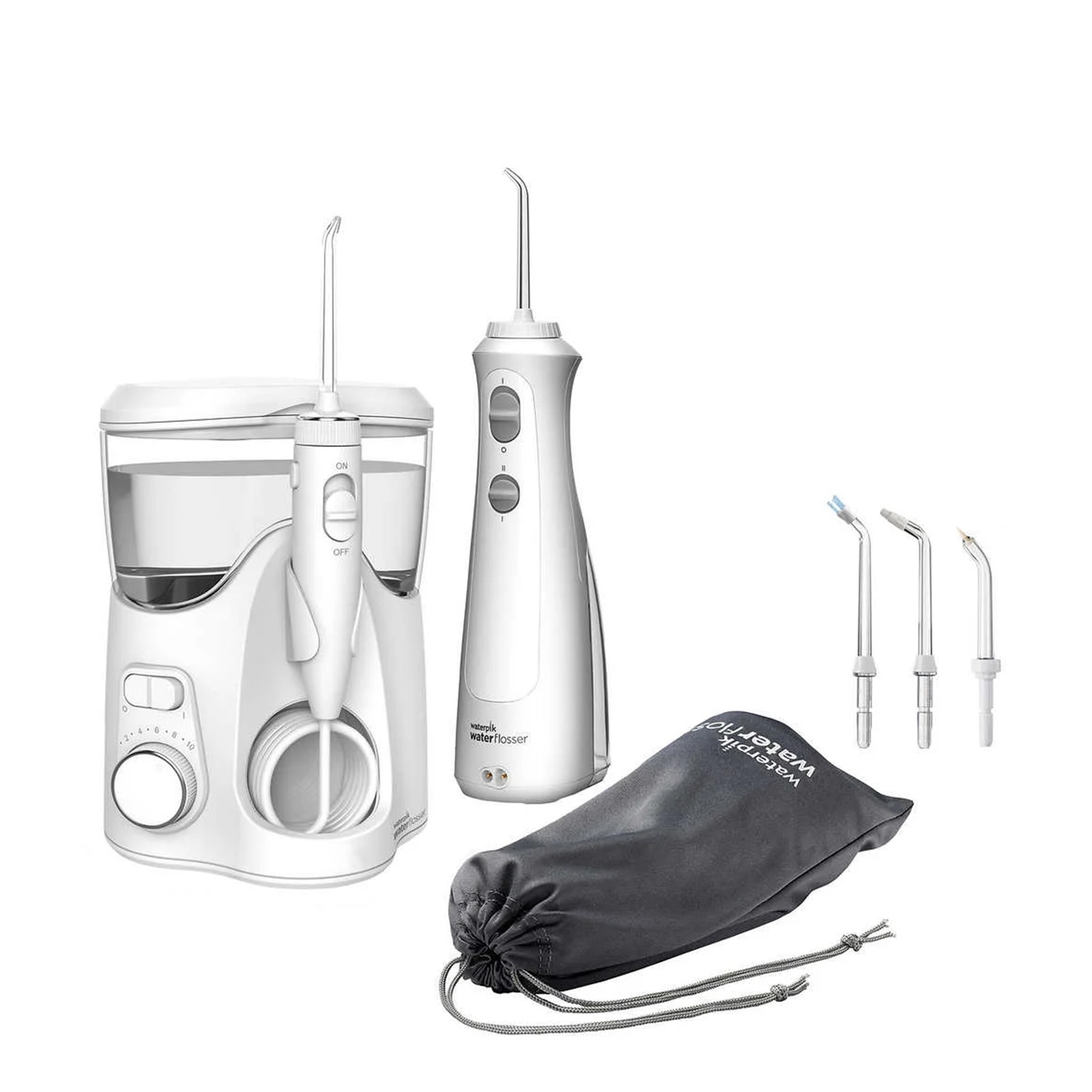  Waterpik Ultra Plus and Cordless Pearl Water Flosser Combo Pack