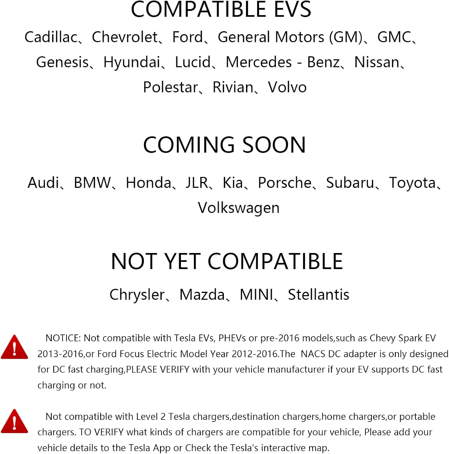 YIGPAIPO Compatible Tesla Supercharger (NACS) to CCS Electric Vehicle Adapter - 500 Amps / 1,000V - Fast Charge Your CCS1 at Tesla Superchargers