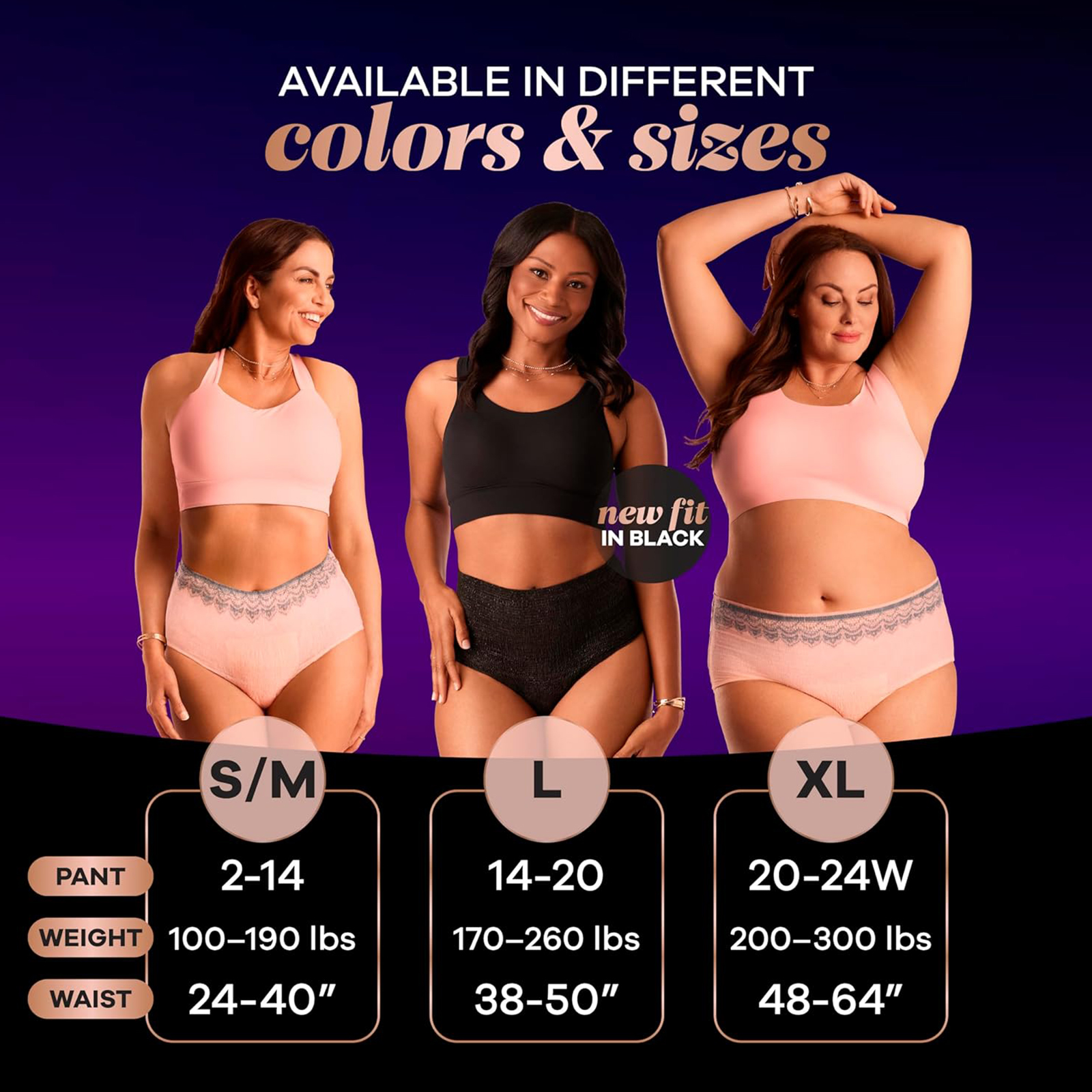Always Discreet Boutique Adult Incontinence & Postpartum Underwear For Women, High-Rise, Size Small/Medium, Rosy, Maximum Absorbency, Disposable, 12 Count (Packaging May Vary)