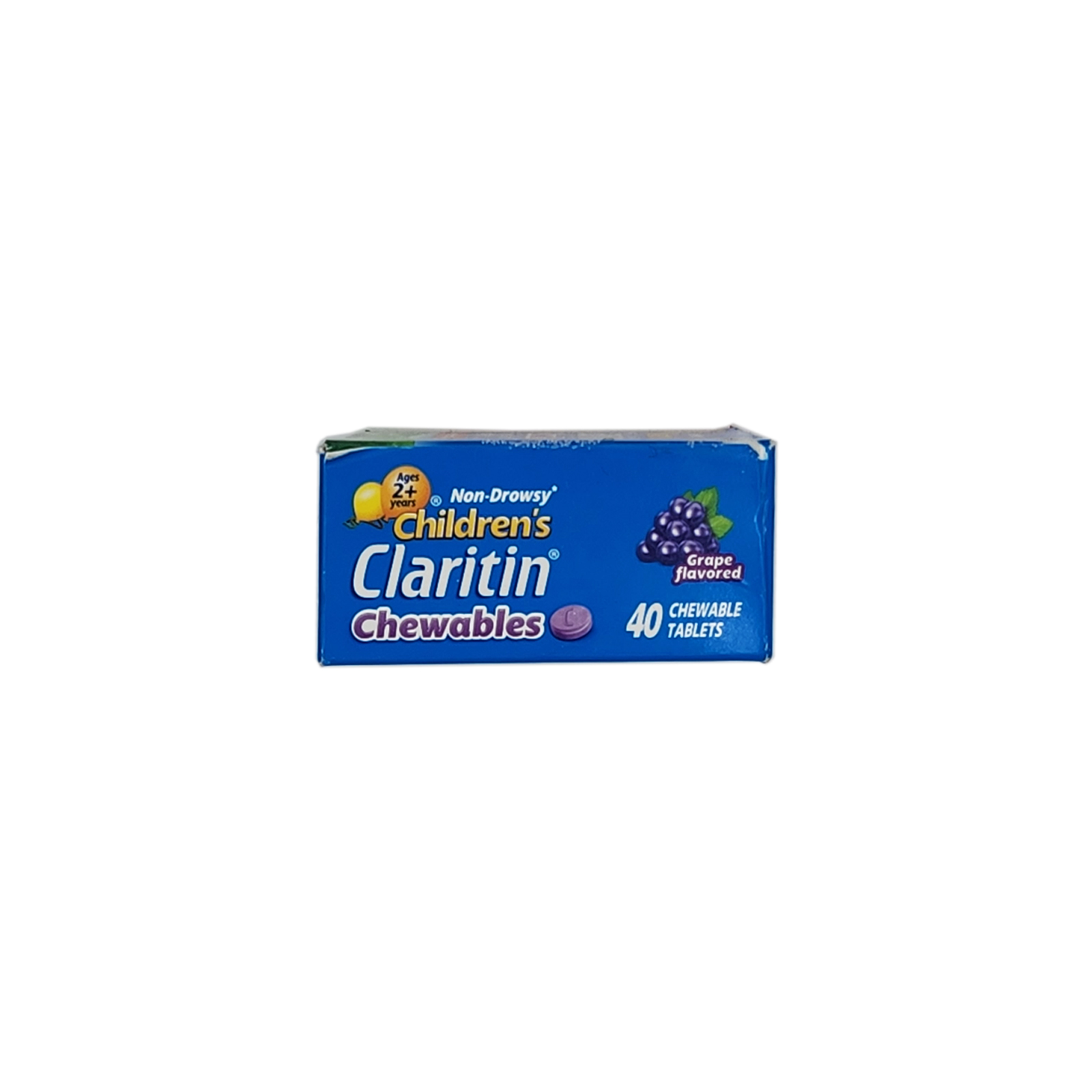 Children's Claritin 5 mg 24 Hour Non-Drowsy Grape Flavor 40 Tablets