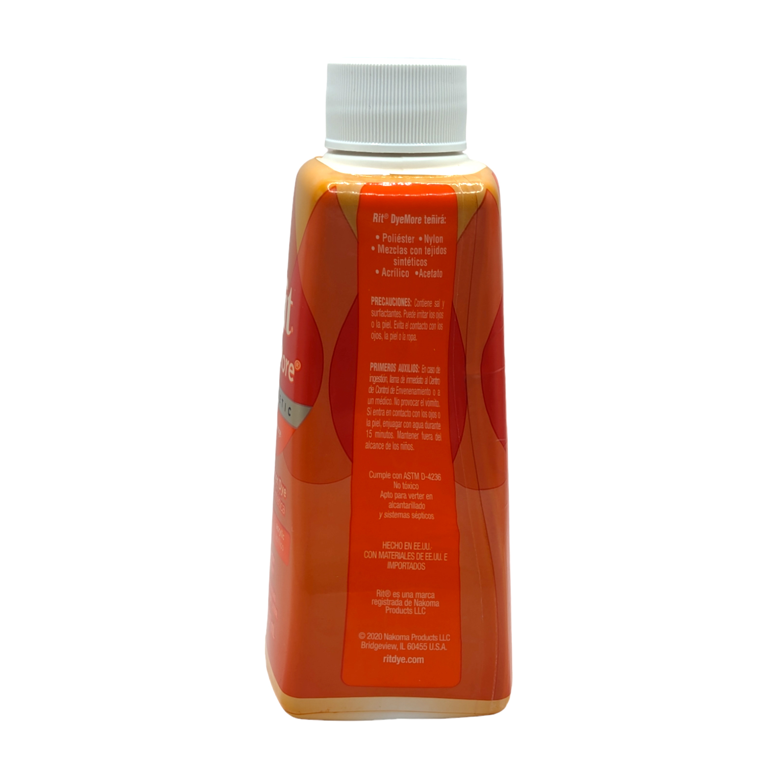 Rit DyeMore for Synthetics  Apricot Orange  7 fl. oz.