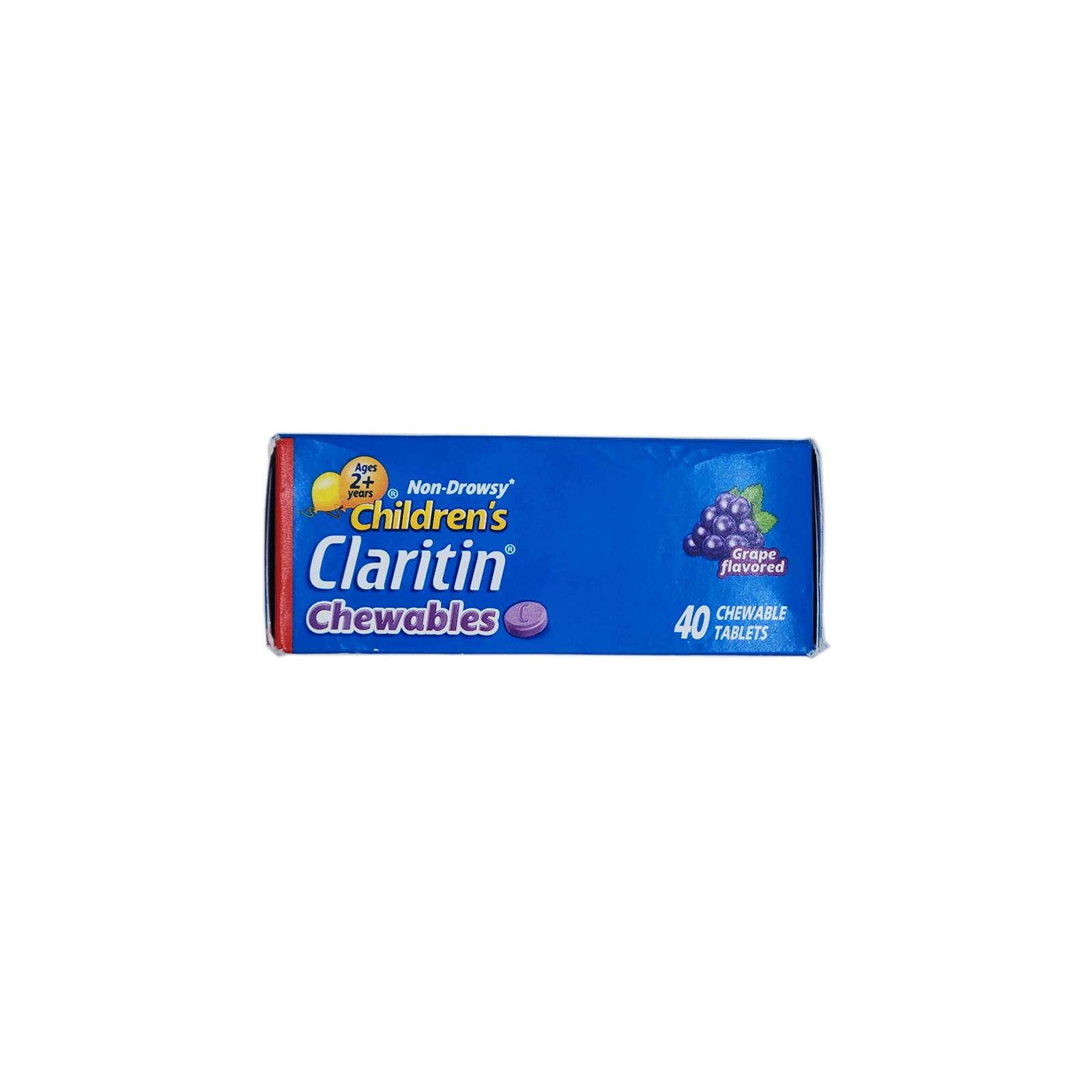 Children's Claritin 5 mg 24 Hour Non-Drowsy Grape Flavor 40 Tablets