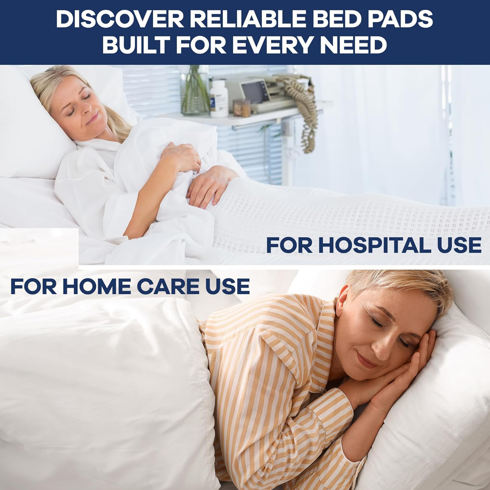 Breatheze Incontinence Bed Pads (Heavy Absorb, XL, 10 Pack) Disposable Underpads