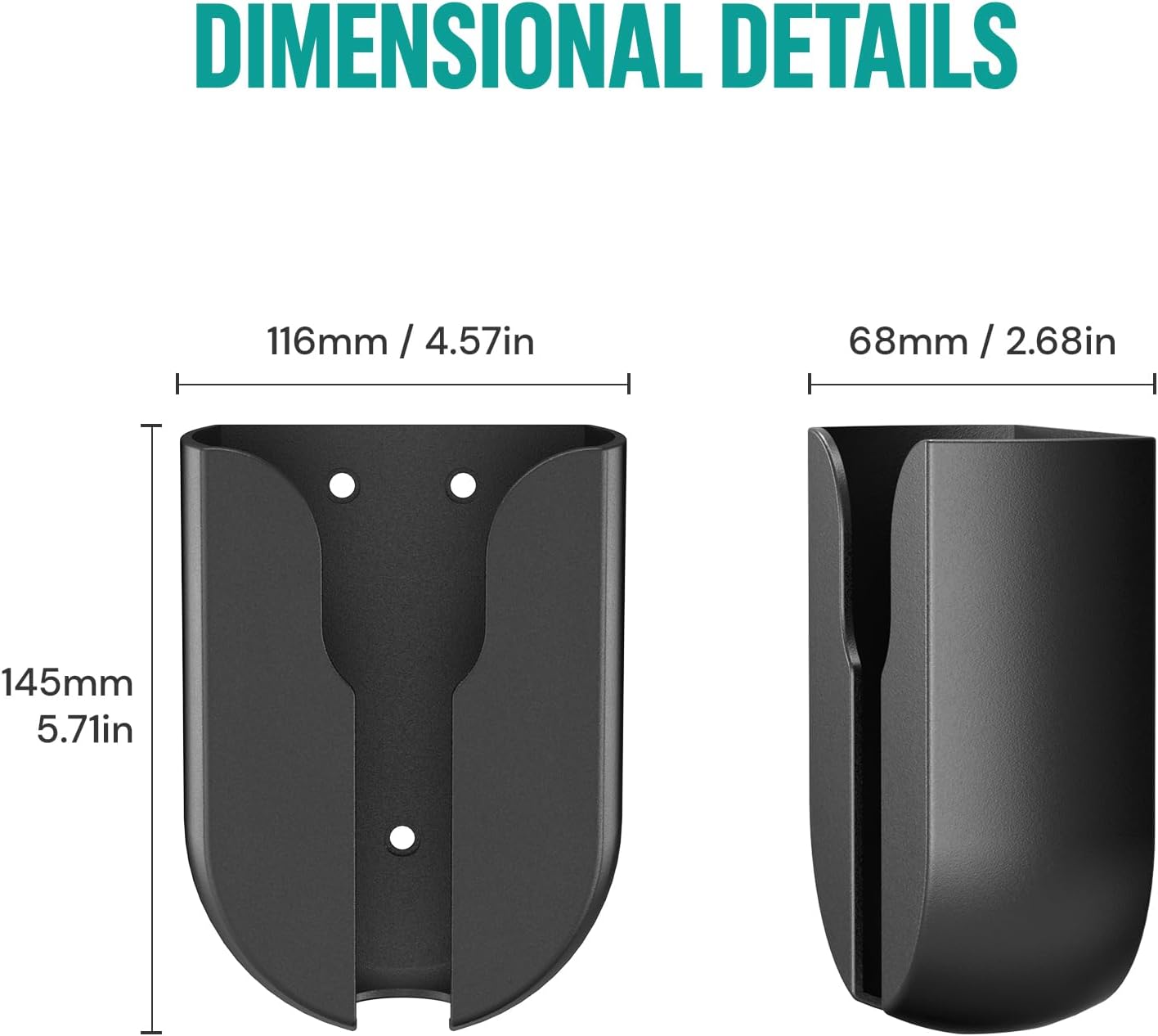 AIMILER Level 2 EV Charger 16A for Nacs Connector/Tesla Cars, ETL Certified + 1 Extra Fix Cover/Protector Cover(Black)