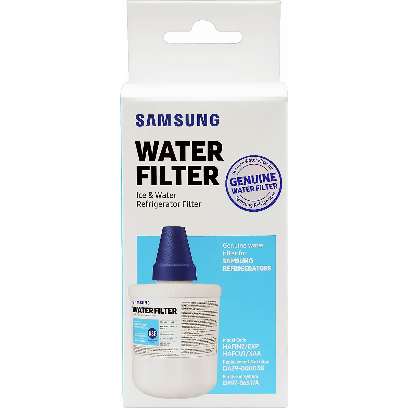 Samsung Refrigerator Water Filter Compatible Smasung DA29-00003G, HAFCU1，DA29-00003A Refrigerators (Choose Pack)