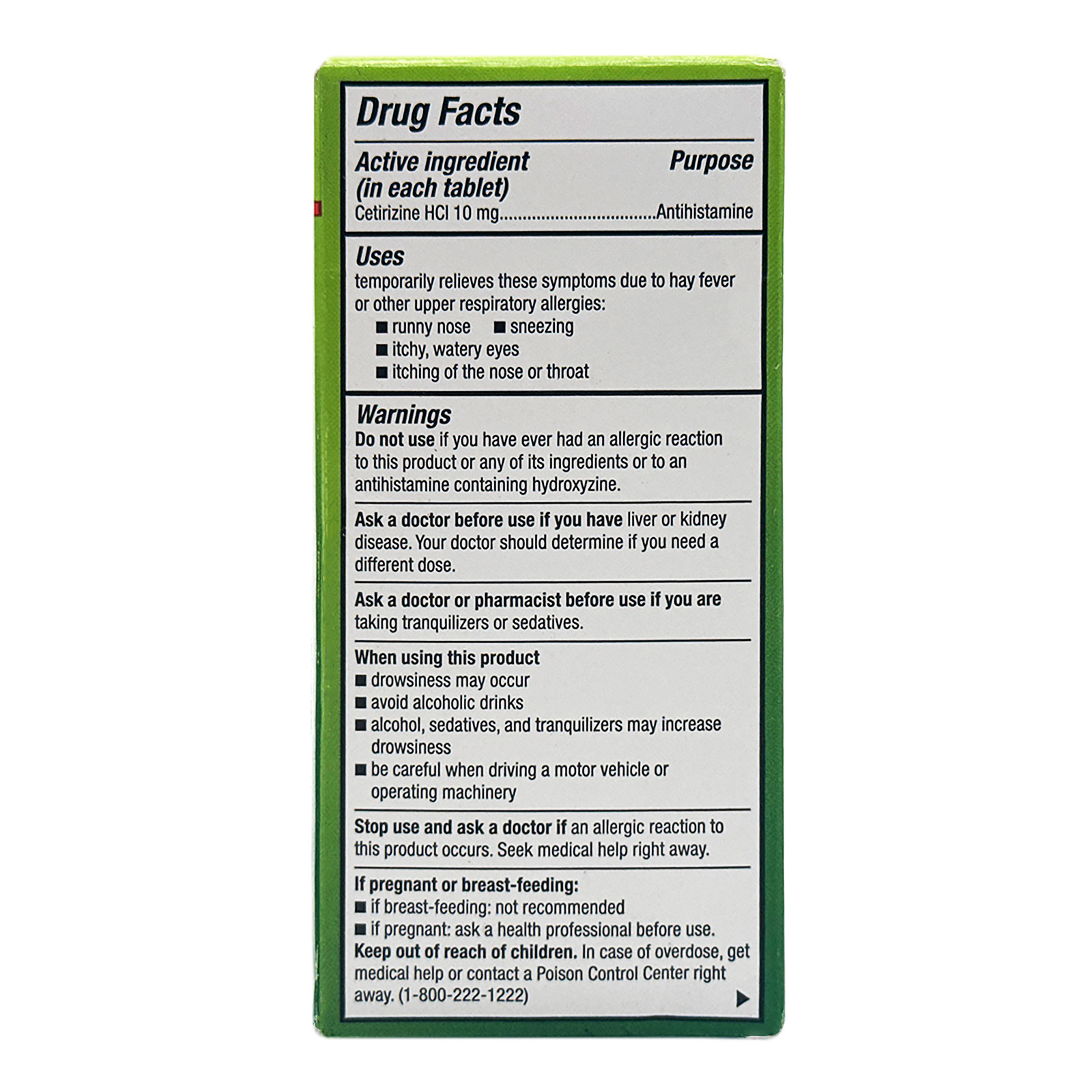 Amazon All Day Allergy Antihistamine 24hr 365 Tablets Compare to ZYRTEC