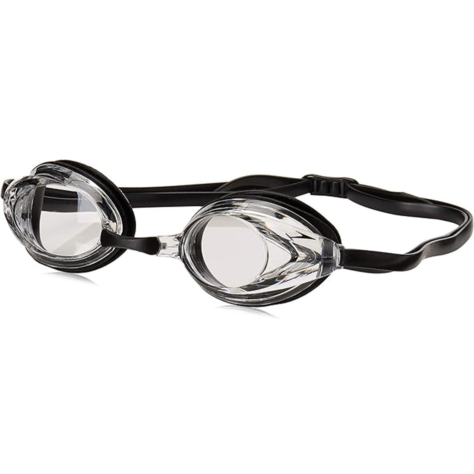 Speedo Vanquisher Optical Swim Goggles, Clear, Adult -1.50 Diopter