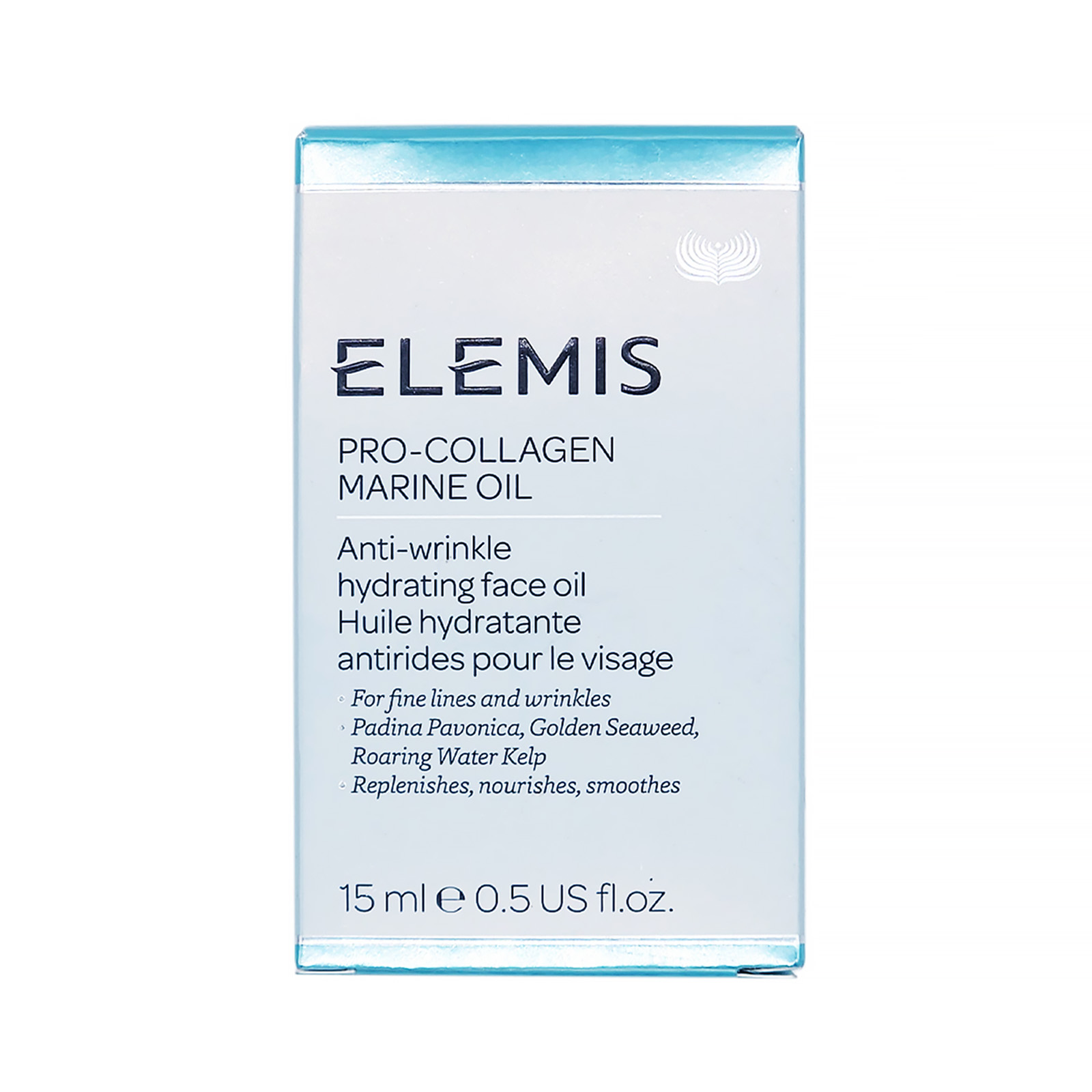 ELEMIS Pro-Collagen Marine Oil, 15ml – Ultra-Lightweight Anti-Wrinkle Daily Face Oil Moisturizer