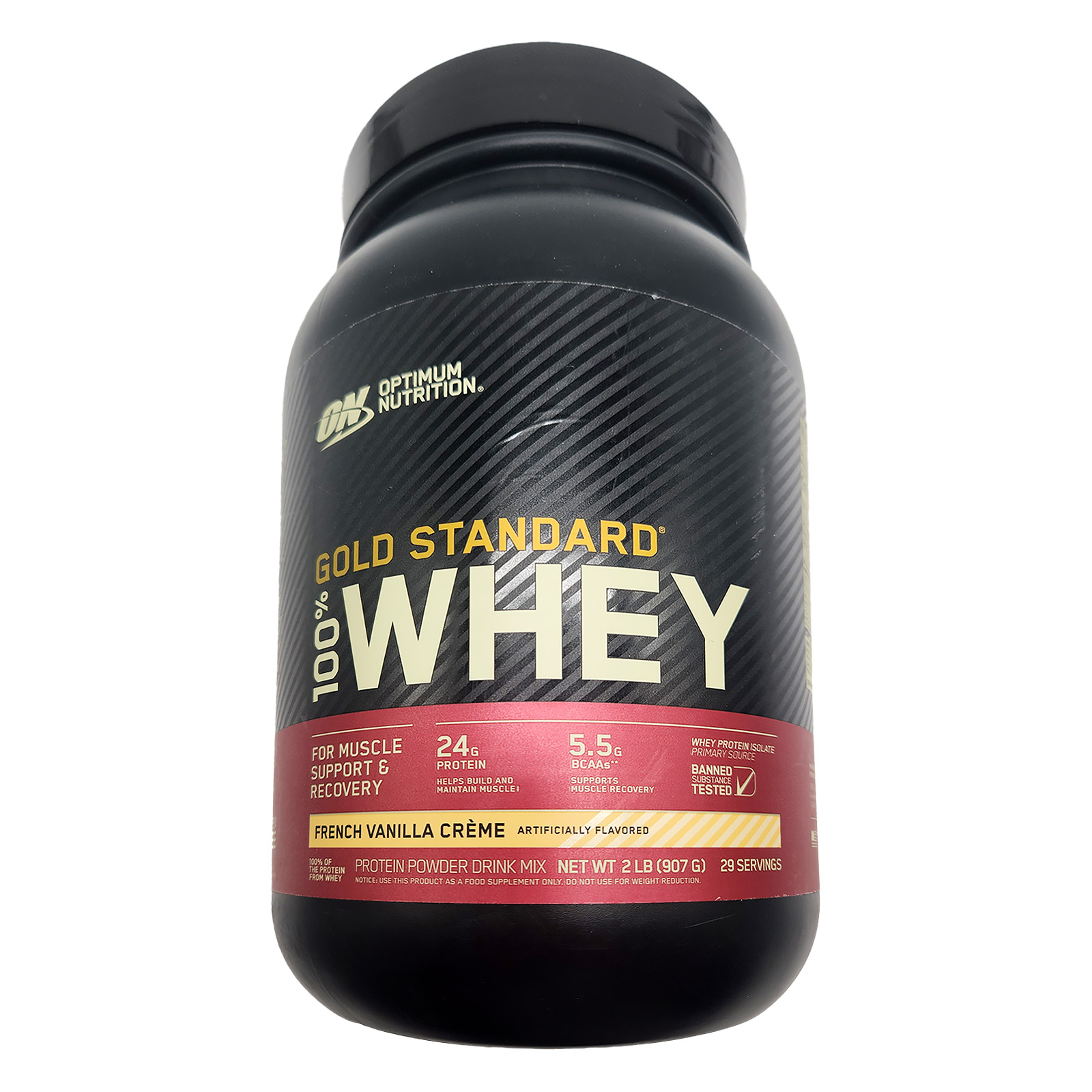 Optimum Nutrition Gold Standard 100% Whey, French Vanilla Creme, 908g