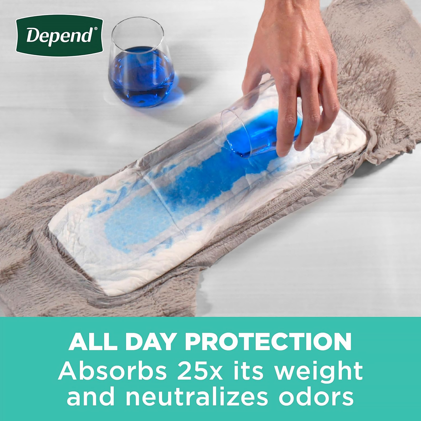 Depend Fresh Protection Incontinence Underwear for Men, Adult Diapers, XL, 15 Ct