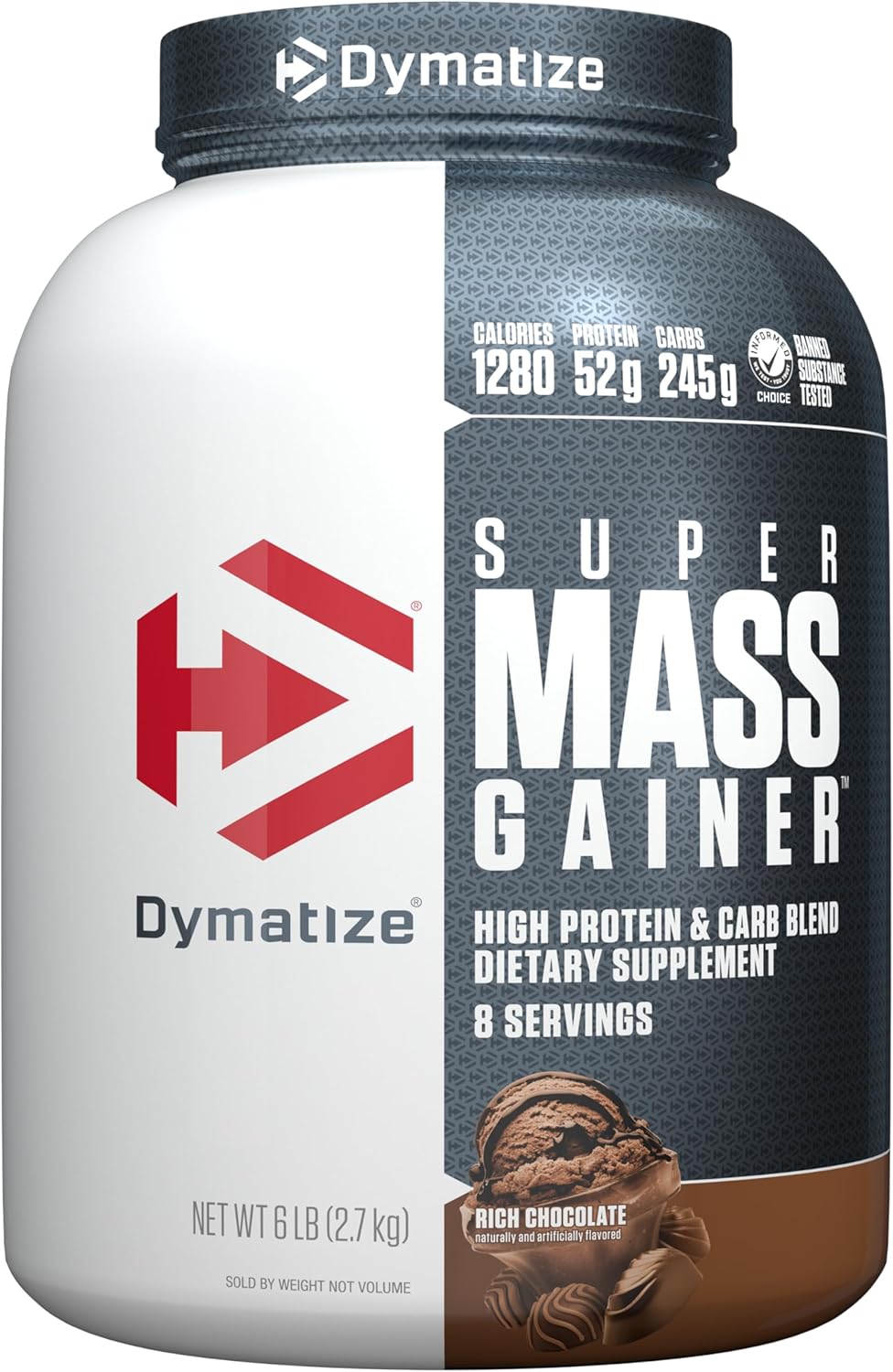 Dymatize Super Mass Gainer - Rich Chocolate - 6 lbs