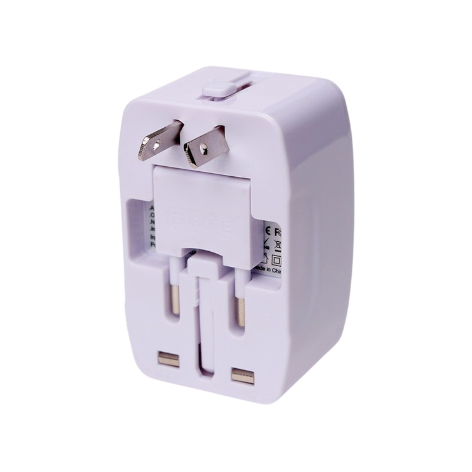 Universal Travel Adapter with Surge Protection – Worldwide Compatibility
