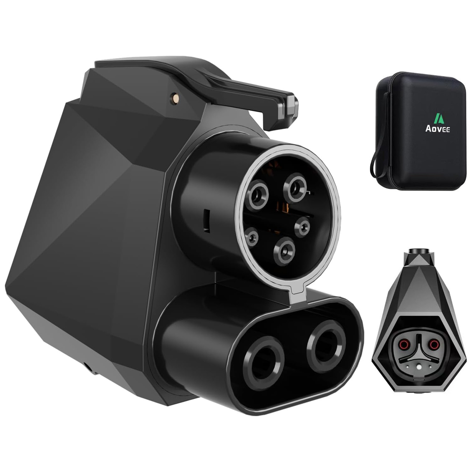 Aovee NACS to CCS1 Supercharging Adapter 500A 250KW, EV Charging Plug for Tesla