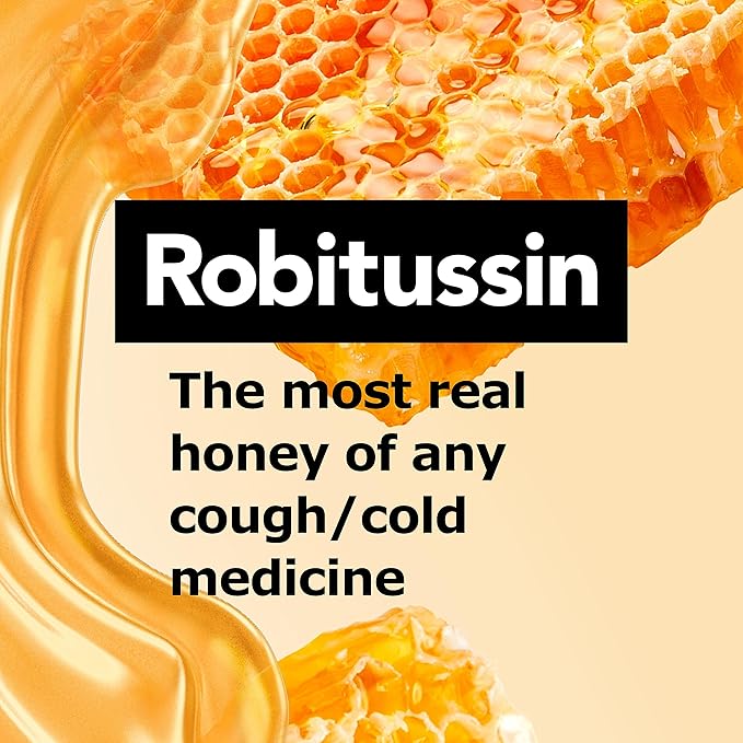 Children's Robitussin Honey Cough and Chest Congestion DM, Children's Cough Medicine Made with Real Honey for Flavor - 4 Fl Oz x 3