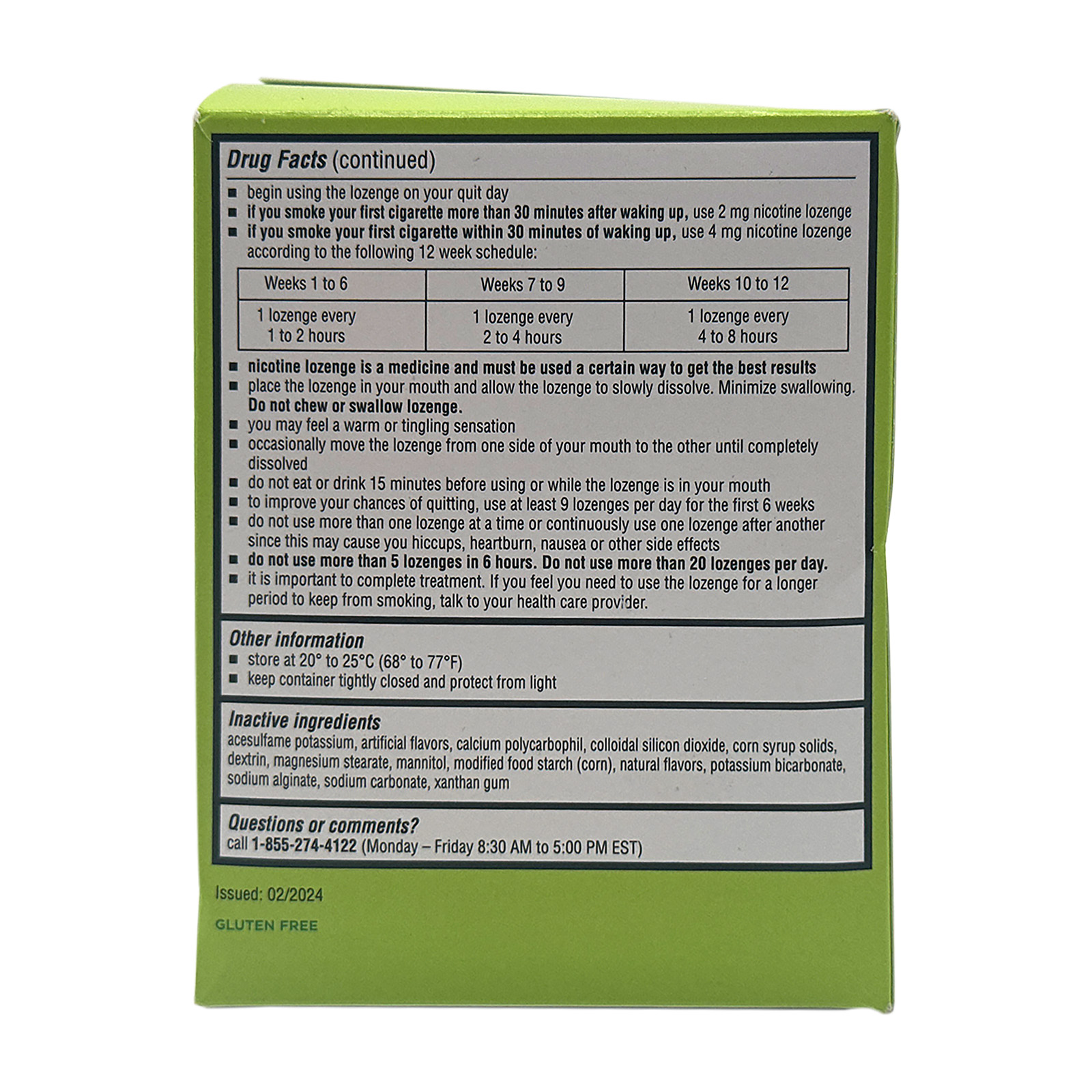 Amazon Basic Care Nicotine Polacrilex Mini Lozenge 4 Mg 135 Lozenges