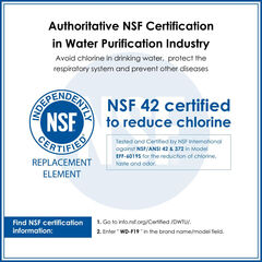 Waterdrop Refrigerator Water Filters for GE® RPWF, CFE28TSHSS, Pack of 3 