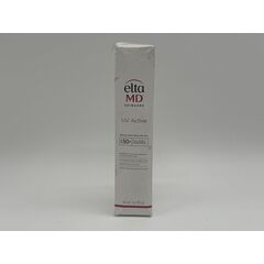 EltaMD UV Active Mineral Sunscreen with Zinc Oxide, Water Resistant Sunscreen SPF 50+ Up to 80 Minutes, Oil Free SPF for Face and Body, 3.0 oz Tube