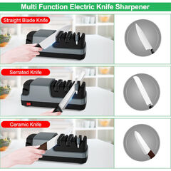 YOORLEAY Electric Knife Sharpener- 4 in 1 Electric Knife Sharpeners