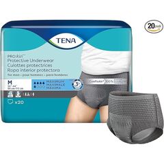 TENA ProSkin™ Protective Incontinence Underwear for Men, Maximum Absorbency, Small/Medium, 20 Count
