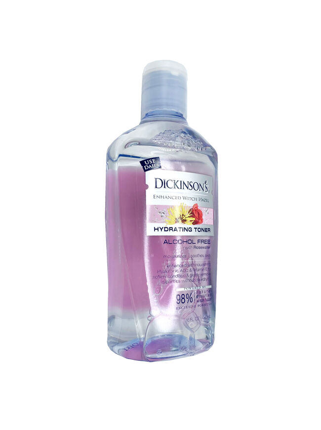 Dickinson's Alcohol-Free Hydrating Toner with Enhanced Witch Hazel 16 oz